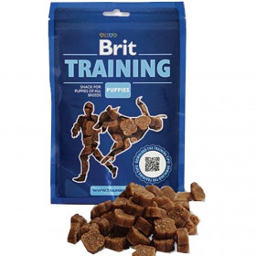 Полумеки лакомства за подрастващи кучета Brit Training Snack Puppies подходящи за тренировки 100 гр,